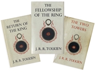 First Edition Set of J.R.R. Tolkiens Lord of the Rings -- A Complete Second Impression Set in Their Original Dust Jackets, With Maps Present